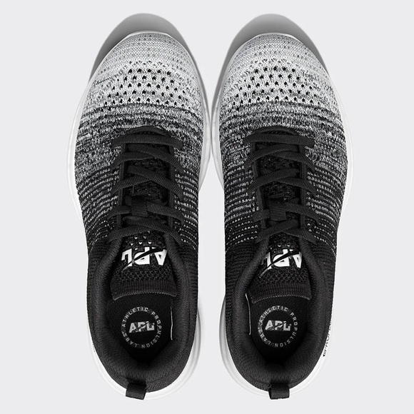 APL Shoes - APL Women's TechLoom Pro White / Heather Grey / Black Melange 7.5